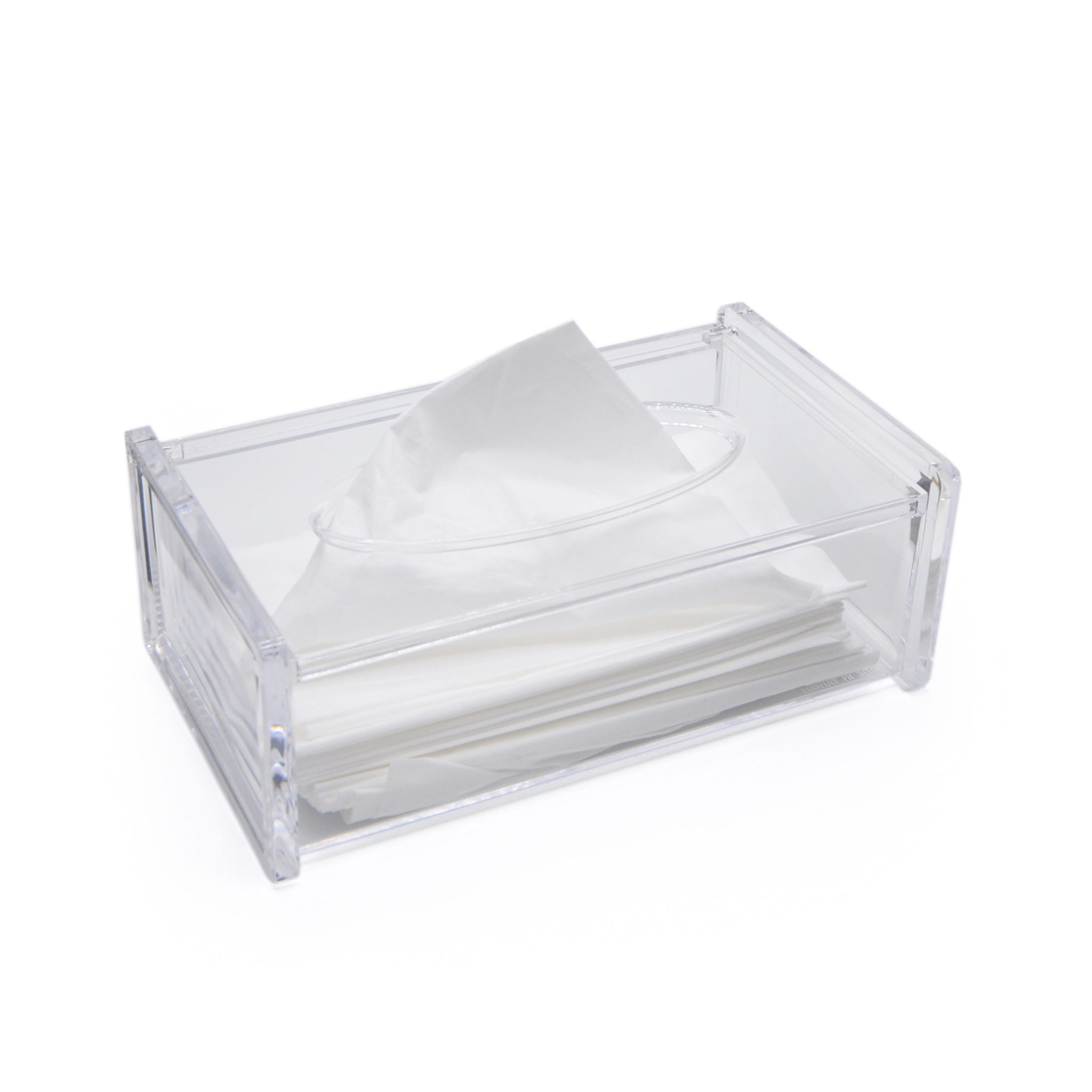 All Clear Acrylic Tissue Box holder Al Hoora Trading LLC